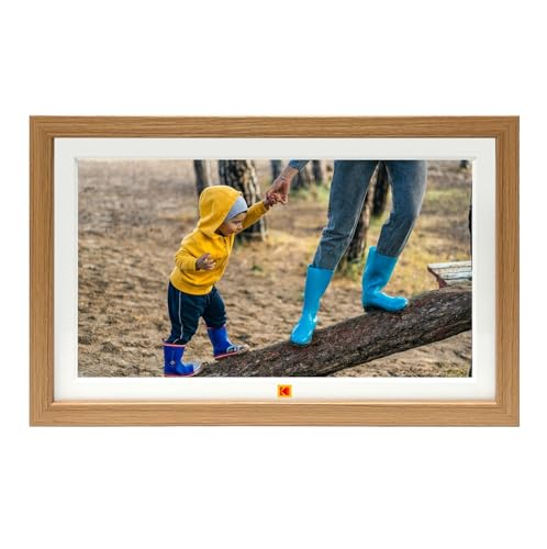 Cadre photo connecté Kodak WiFi pour partager vos moments de vie en famille sur grand écran 15,6"