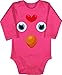 Shirtracer Baby Karneval und Fasching Kostüm - Huhn Hühnchen Kostüm - 12/18 Monate - Fuchsia - Verkleidung Kostüm - BZ30 - Baby Body Langarm
