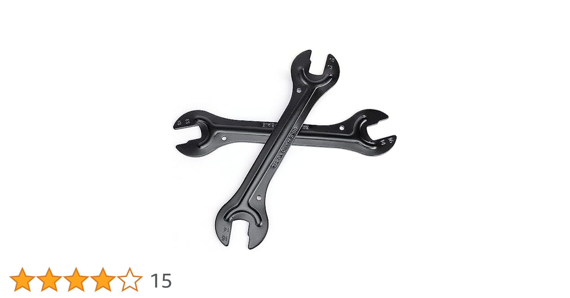 BIKE HAND 2 PCS Bicycle Cone Spanner Hub Wrench, Bicycle