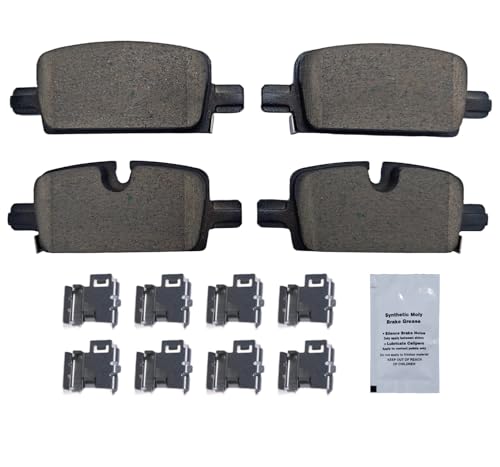 Image of HUSCH D2174 Rear Ceramic Brake Pads Kit Fit For Cadillac Escalade 2021-2025, For Escalade ESV 2021-2025, For LYRIQ 2023, For Chevrolet Colorado 2023-2025, For Silverado 1500 2019-2025