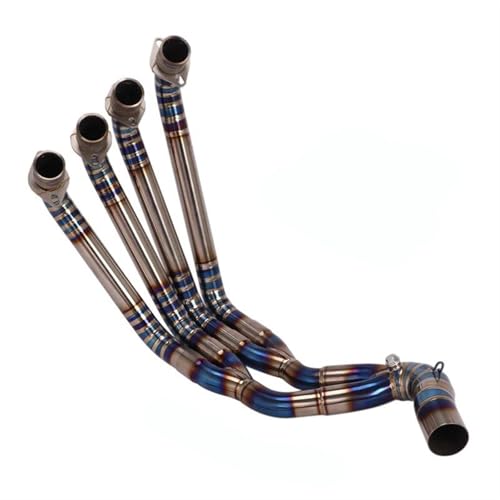 チタン合金製オートバイ排気管改造エスケープフロントミドルリンクパイプ に適合するCB650R CB650F CBR650R CBR650F 2014-2022 2023用