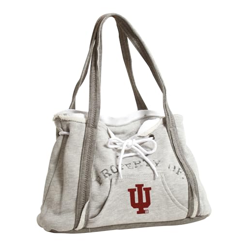 Littlearth NCAA Indiana Hoosiers Hoodie Purse, Team Color, 9.5” x 15.5” x 4”