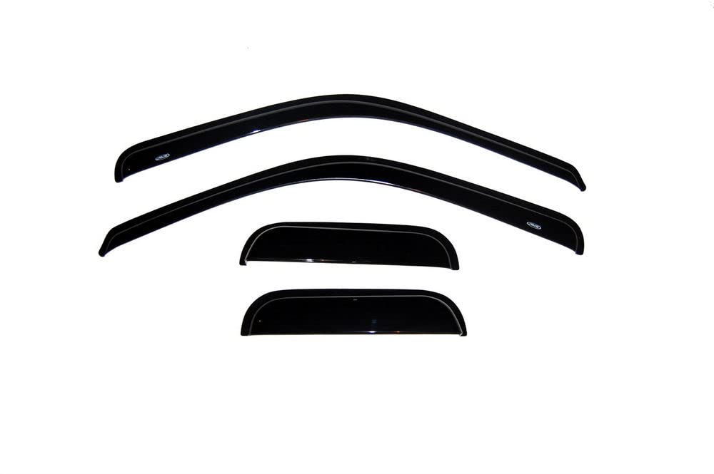 Auto Ventshade [AVS] Outside Mount Rain Guards For 1999 - 2016 Ford F-250/F-350 Super Duty, SUPERCAB ONLY | Window Vent Visors, 4 pcs. - Smoke | 94522