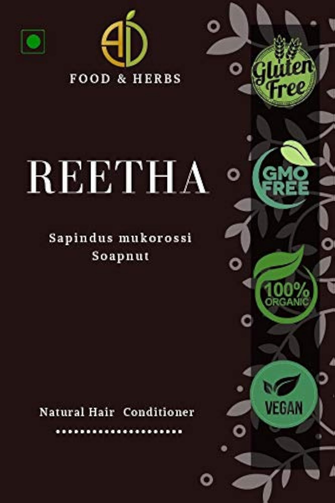 Organic Dry Reetha/Aritha/Soapnut - 250 Gms