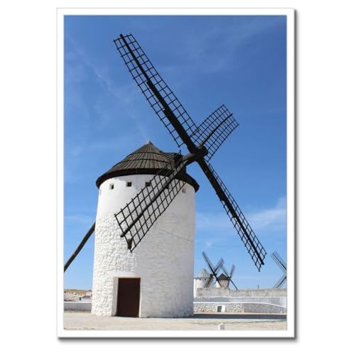 Cadre noir avec poster de qualité premium Fan H10366Z format 50x70 cm