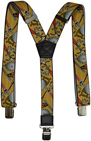 Olata Heavy Duty Tool Pattern Braces/Suspenders - 4cm/5cm