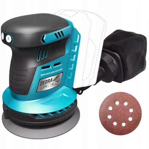 Ponceuse excentrique sans fil DEDRA SAS+