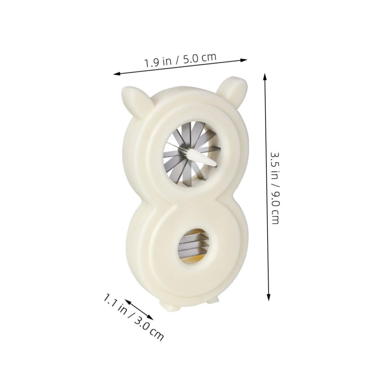 Cabilock 2Pcs Scallion Grater Shred Knife Portable Onion Slicer Vegetable Shredder Comfortable Grip Kitchen Tool for Prep and Cooking