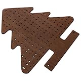 Gadpiparty Soporte Para Árbol De Navidad Pantalla De Pendientes Soporte Organizador De Pendientes Para Aretes Para Colgantes Organizador De Joyas Coffee