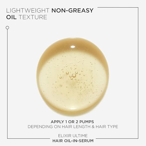 Image of Kerastase Elixir Ultime Hair Oil-In-Serum 30ml | 2X Shinier Hair | 96H Anti-Frizz Action | Infused with French Camellia, Marula & Wild Camellia Oils | Travel Size