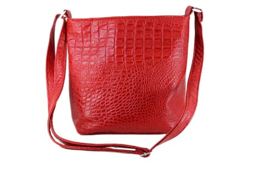 Sac à bandoulière LONI aspect peau de serpent avec poches de rangement
