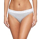 Calvin Klein Braguita de Bikini, Gris (Grey Heather 020), (Talla del Fabricante: Small) para Mujer