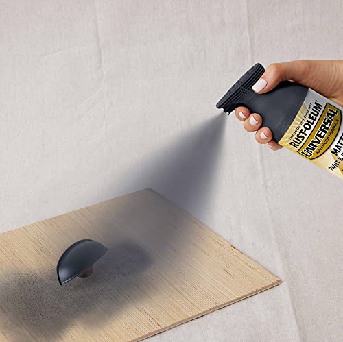 Image of Rust-Oleum 376723 Universal All Surface Spray Paint, 12 oz, Matte Farmhouse Slate Blue
