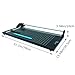INTBUYING 24 Inch Commercial Manual Precision Rotary Paper Trimmer Smart Rotary Paper Cutter for Cutting Various Types of Photo Paper, Film, hot and Cold Laminating Paper, Office Paper, etc