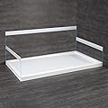 OVE Decors Anti-slip White Shower Base 60 x 36 in. with Side Hidden Drain
