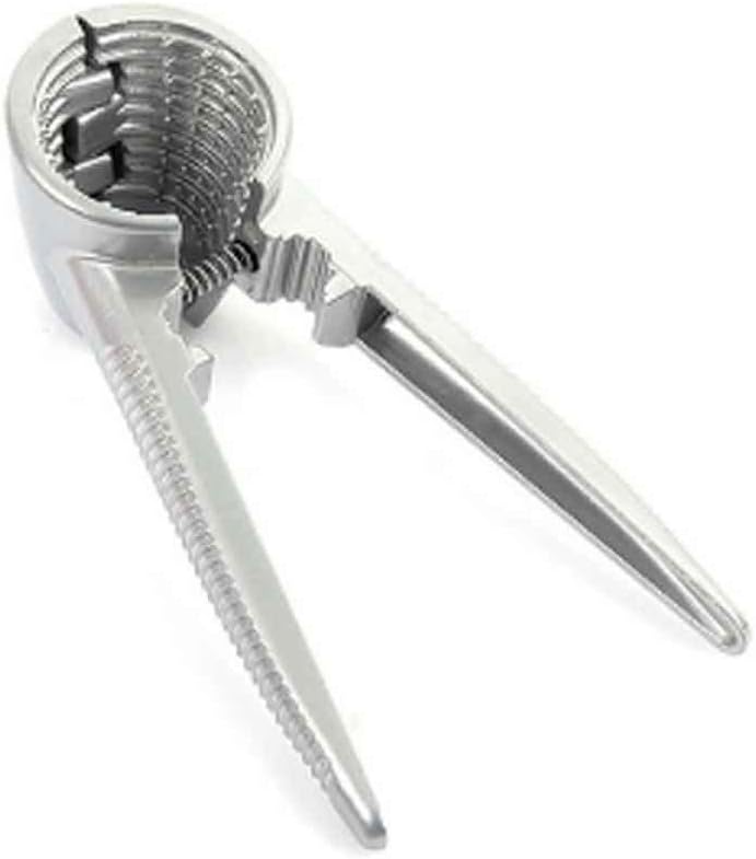 JSEIAJB Crackers Zinc Alloy Walnut Clip Funnel Type Walnut Clip Small Walnut Tongs Fruit Tools for home Restaurant Decor