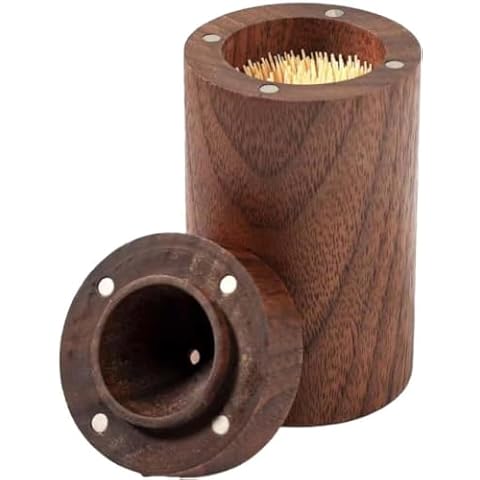 Eyepkildly Wooden Toothpick Dispenser Cover