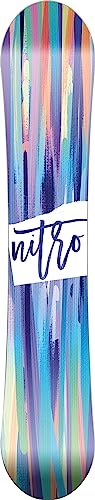 Nitro Snowboards Damen LECTRA Brush Board ´24 All Mountain Girls Board für Einsteiger Directional Flat Camber