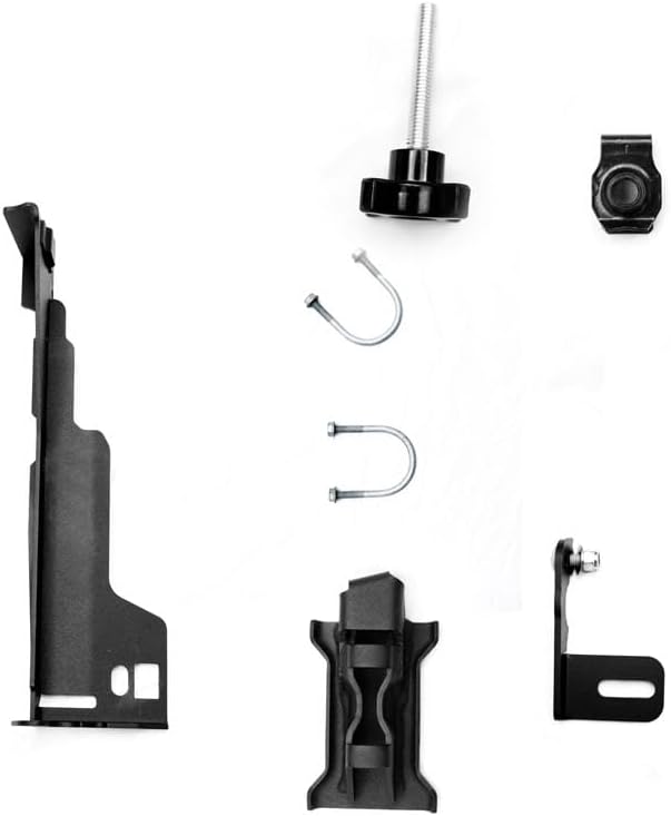 AEV Jack Mount for JL Wrangler with AEV Tire Carrier - Bolt-On Jack Mount with Vibration-Free Design and Textured Black Powdercoat Finish