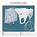 Wearable Urinal for Men,Protable Male Urine Collection Bag，Reusable Silicone Urine Bag,Urinary Drainage Bag System,Elderly Urinal with Urine Bags(2000 ML*1+1000 ML*1) for Bedridden Patients