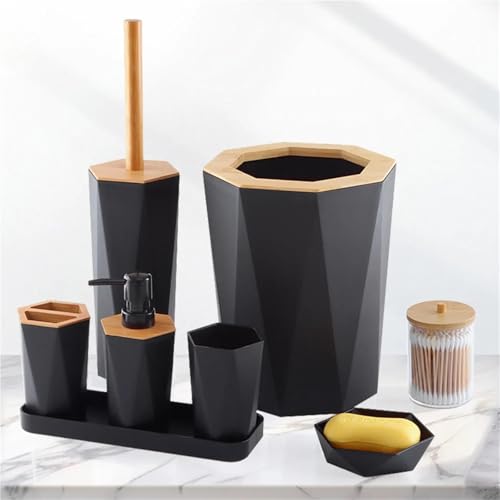Accesorios de baño modernos de 8 piezas que transforman tu aseo diario 7
