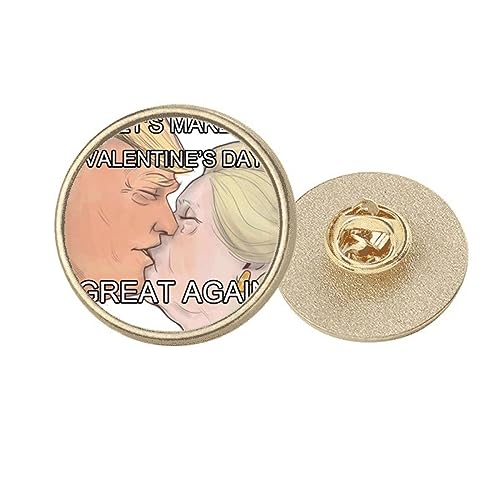 Broche américaine dorée président pour sublimer vos vestes de costume