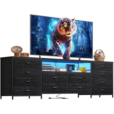 EnHomee 75" TV Stand Dresser Cover