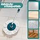 2 Stück Bodenwischer Ersatzbezug für Leifheit, Mop Ersatzkopf Kompatibel Mit Leifheit Clean Twist Disc Mop Systèmes, Wischmopp Kopf Ersatz Mikrofaser, Wischmop Ersatzteile für Alle Bodenarten