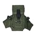 Ultimate Arms Gear Surplus Genuine USGI Military Issue OD Olive Drab Green Rifle Magazine Mag Ammo Small Arms Pouch Case with Dual Grenade Carrier and Alice Attachment Clips