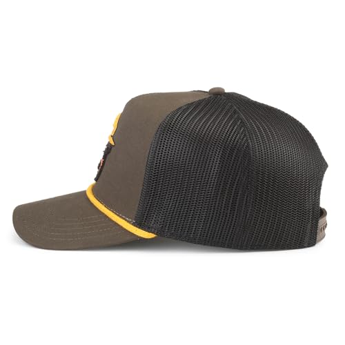 Image of AMERICAN NEEDLE Smokey The Bear Patch Unisex Adjustable Snapback Baseball Hat