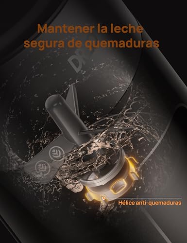 Miniatura 5 de Dreo Espumador De Leche Electrico, 8-In-1 Espumador Automático Para Latte, Capuchino, Chocolate Caliente, 270ml Milk Frother De Acero Inoxidable, Espuma De Leche Caliente Y Fría, Led, Fácil De Limpiar