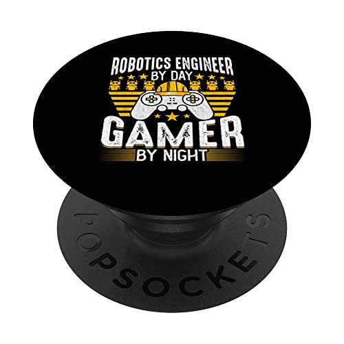 Robotics Engineer - Robotics Engineering Game Lover Engineer PopSockets PopGrip Intercambiable