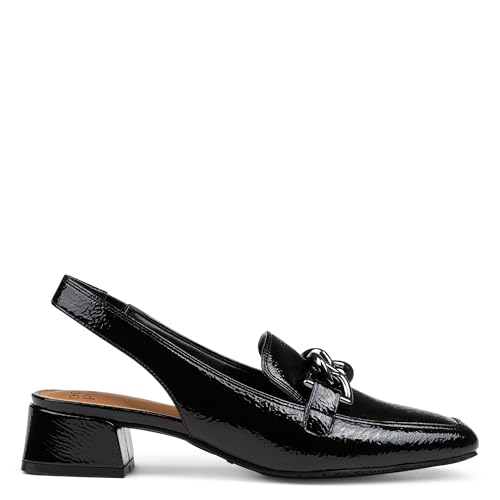 Image of Donald Pliner Women's Tegan Slingback Loafer Pump Heel - 1.5 inch Low Flared Heel Shoes for Comfort, Slip On Women's Heels