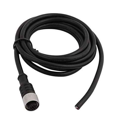 Conector Aviación Aexit M12 Hembra Recto 2 m miniatura 1