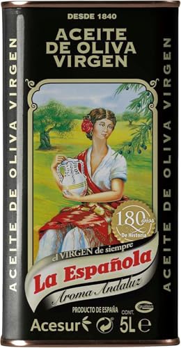 LA ESPAÑOLA - Aceite de Oliva Virgen, Aroma Andaluz. Lata 5 l