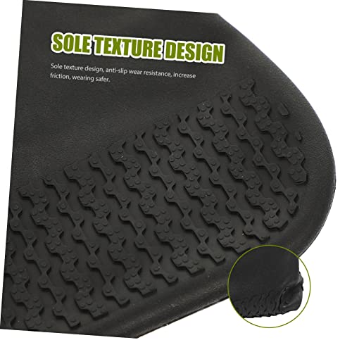 1 par de cubiertas para zapatos impermeables de silicona para hombre y mujer, zapatos de agua duraderos miniatura 3