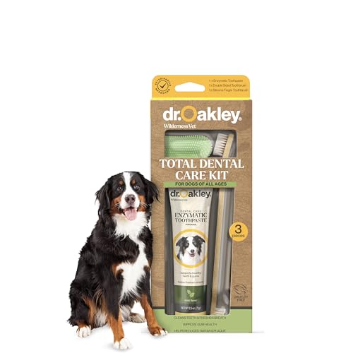 Dog Toothpaste Mint Flavor Enzymatic Dental Kit with Toothbrush & Finger Brush Vet Recommended – 3-Piece Set - image 7