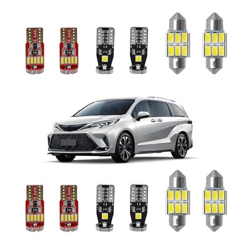 Luces Led Blancas Interiores Toyota Sienna 16 Piezas miniatura 1