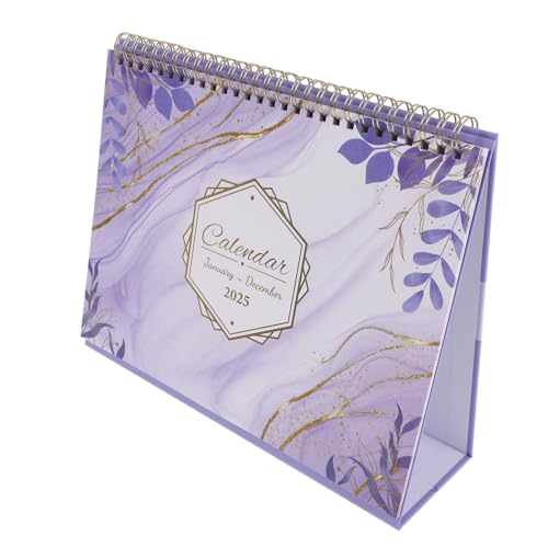 GARVALON 2025 Calendario De Escritorio Calendario De Mesa De Pie Calendario Plegable De Pie Calendarios De Caballete De...