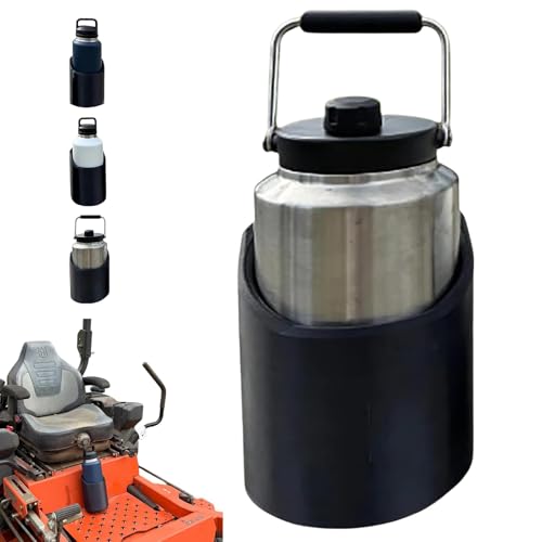 Upgraded Magnetic Water Bottle Holder, Big Magnetic Bottle Mount for 46, 50, 64 Oz, Heavy Duty Magnetic Drink Holder, Portable Magnetic Bottle Holder for Tractor Fridge Yacht RV Forklifts Truck (64oz)