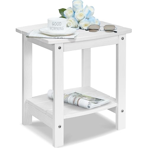 Y&M Outdoor Side Table, HIPS Adirondack Small Double Layer Table,
