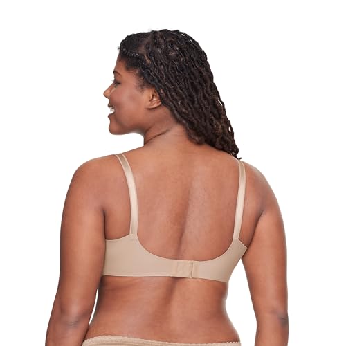 warner's Womens No Side Effects Underarm-Smoothing Comfort Underwire Lightly Lined T-Shirt Bra 13563