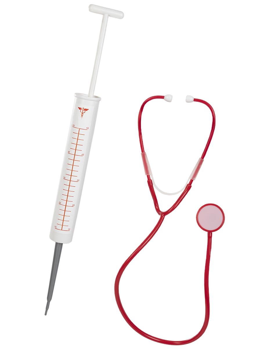 Funidelia | Kit de enfermera para hombre y mujer Médicos, Doctores, Profesiones - Accesorios para adultos, accesorio para disfraz - Blanco