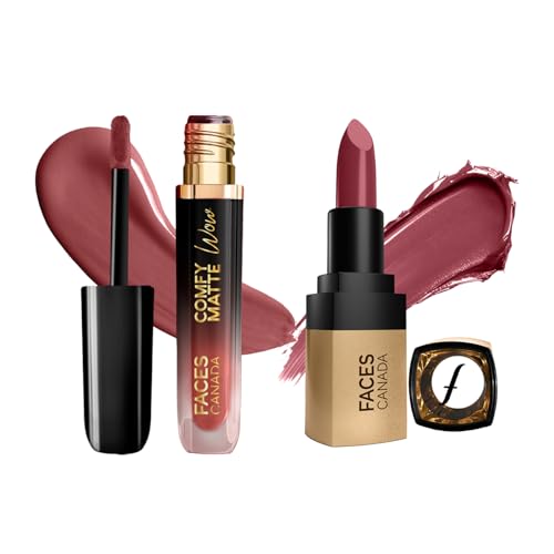 FACES CANADA Comfy Matte Wow Liquid Lipstick - Choco Couture 01 (...