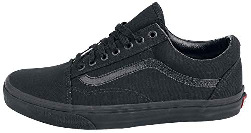 Vans UA Old Skool, Baskets Mixte, Noir (Black/Black), 42 EU