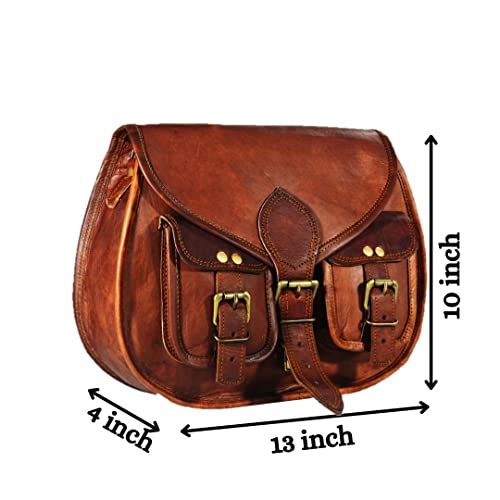 Satchel And Fable Leather Purse Cross Body Shoulder Women Handbag I Pad Bag #TOP1
