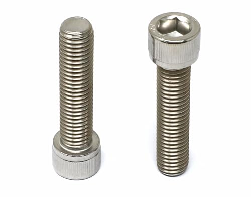 Image of iexcell 2 Pcs M14 x 60mm Thread Pitch 2 mm Stainless Steel 304 Hex Socket Head Cap Screws Bolts Kit