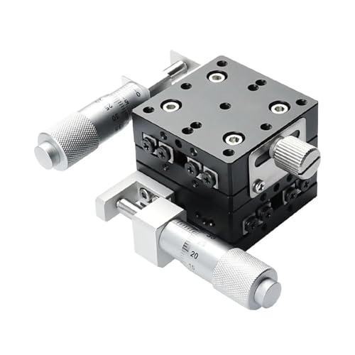 Micromètre à rail linéaire XY 40x40mm plate-forme de déplacement manuel LY40-L
