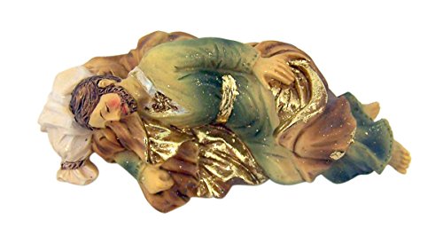 Estatua católica de San José dormido, 4 pulgadas miniatura 3