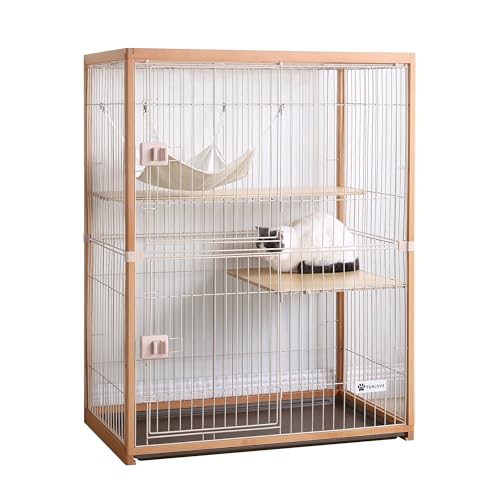 猫 ケージ キャットケージ 木製 大型 ペットケージ 1段 /2段 /3段 Amazon.co.jp: 新型 猫 ケージ キャットケージ 木製 ケージ 猫